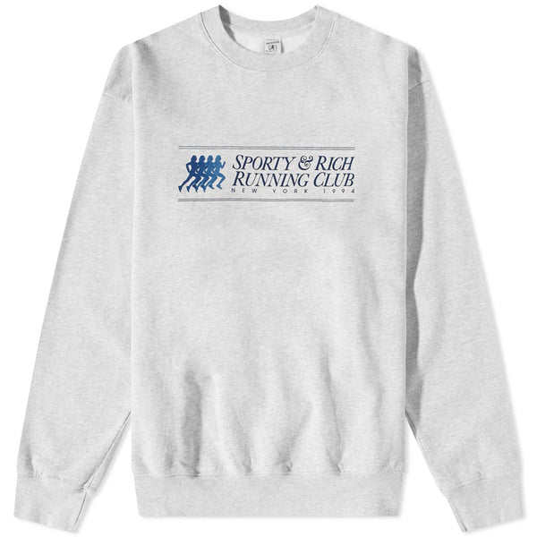 SPORTY & RICH 94 Running Club Logo Sweatshirt SzM