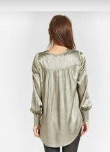 SHONA JOY Jona Long Sleeve Blouse - Sage Sz8