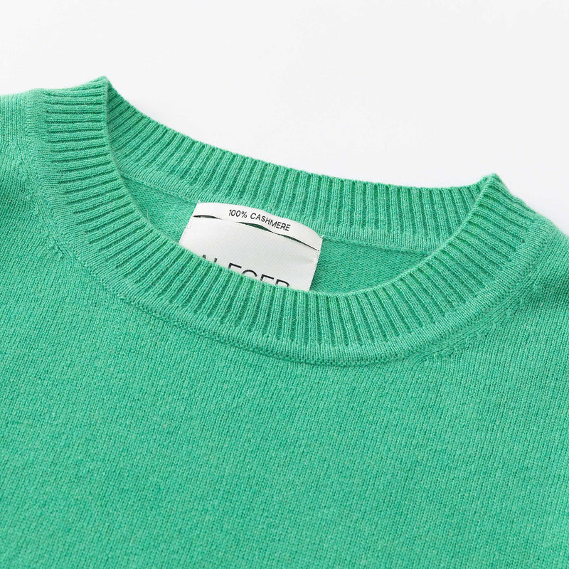 ALEGER N.39 Cashmere Crew Neck - Mint SzS