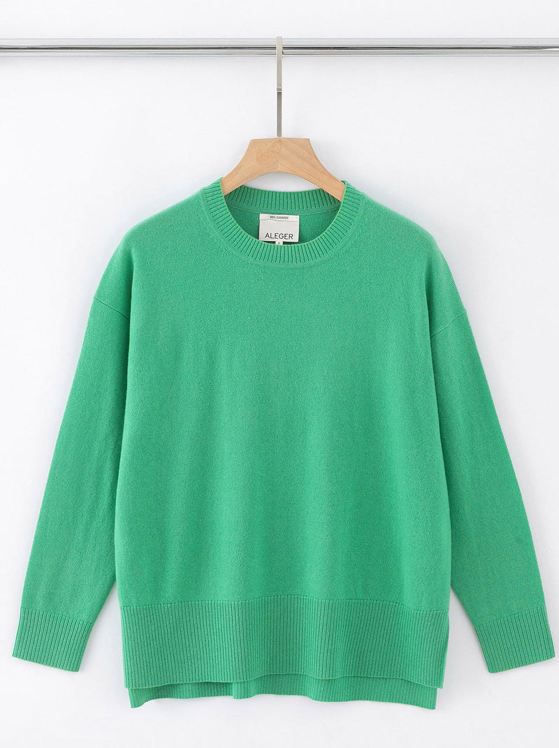 ALEGER N.39 Cashmere Crew Neck - Mint SzS