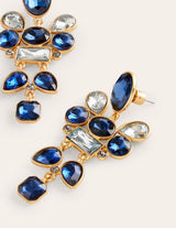 BODEN Cluster Jewel Earrings - Blue