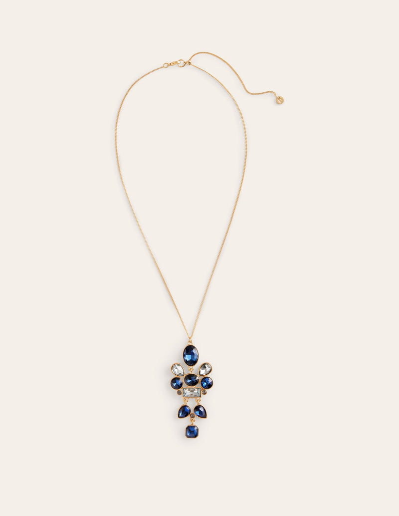 BODEN Mega Cluster Jewel Pendant - Blue