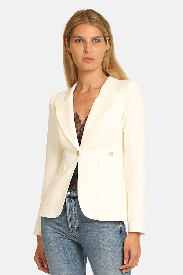 SMYTHE Duchess Blazer - Ivory US4 NZ8