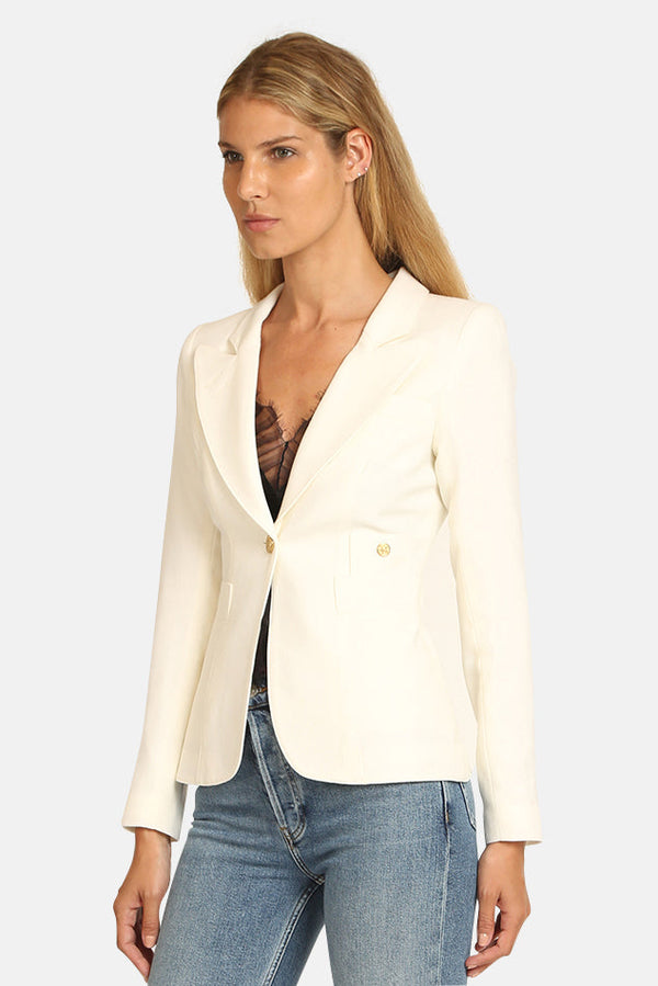 SMYTHE Duchess Blazer - Ivory US4 NZ8