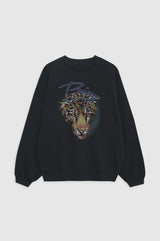 ANINE BING Harvey Crew Leopard Vintage Black - M