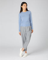 N PEAL Evie Classic Cashmere Jumper - Cornflower Blue SzM