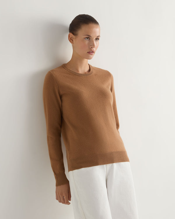 N PEAL Evie Classic Cashmere Jumper - Sahara SzM