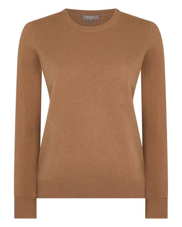 N PEAL Evie Classic Cashmere Jumper - Sahara SzM