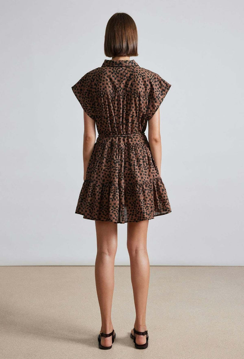 APIECE APART Anita Mini Dress - Brown SzS