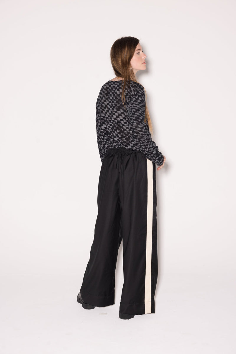 COMPANY OF STRANGERS System Pant | Black/Ivory Sz8