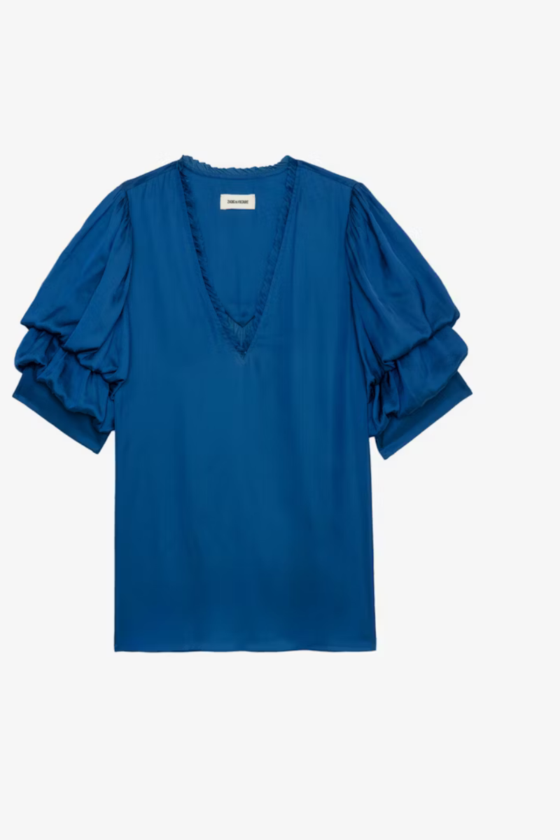 ZADIG & VOLTAIRE Taste Satin Blouse - SzXS