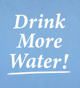 SPORTY & RICH Drink More Water Crewneck - Periwinkle SzL