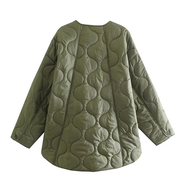 Quilted Liner Jacket - Army Green