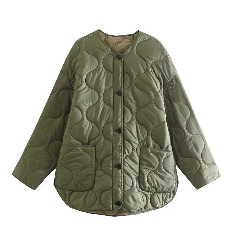 Quilted Liner Jacket - Army Green