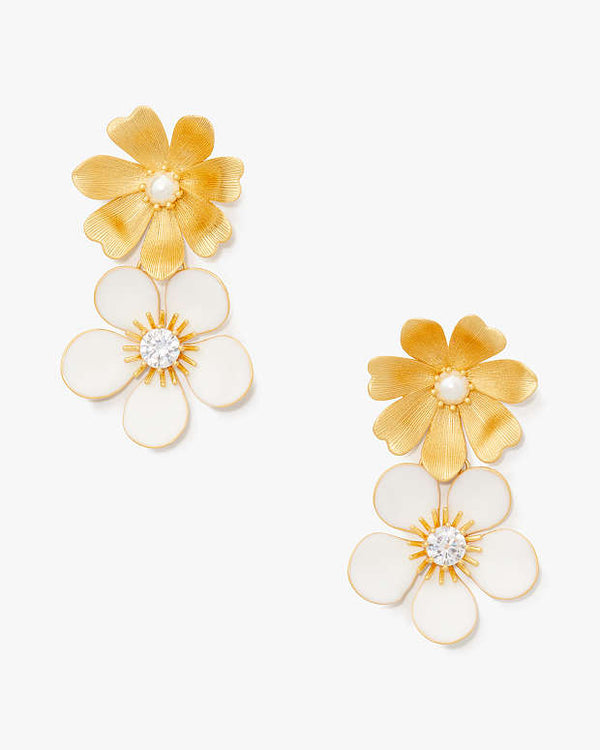 KATE SPADE Garden Party Double Drop Earrings