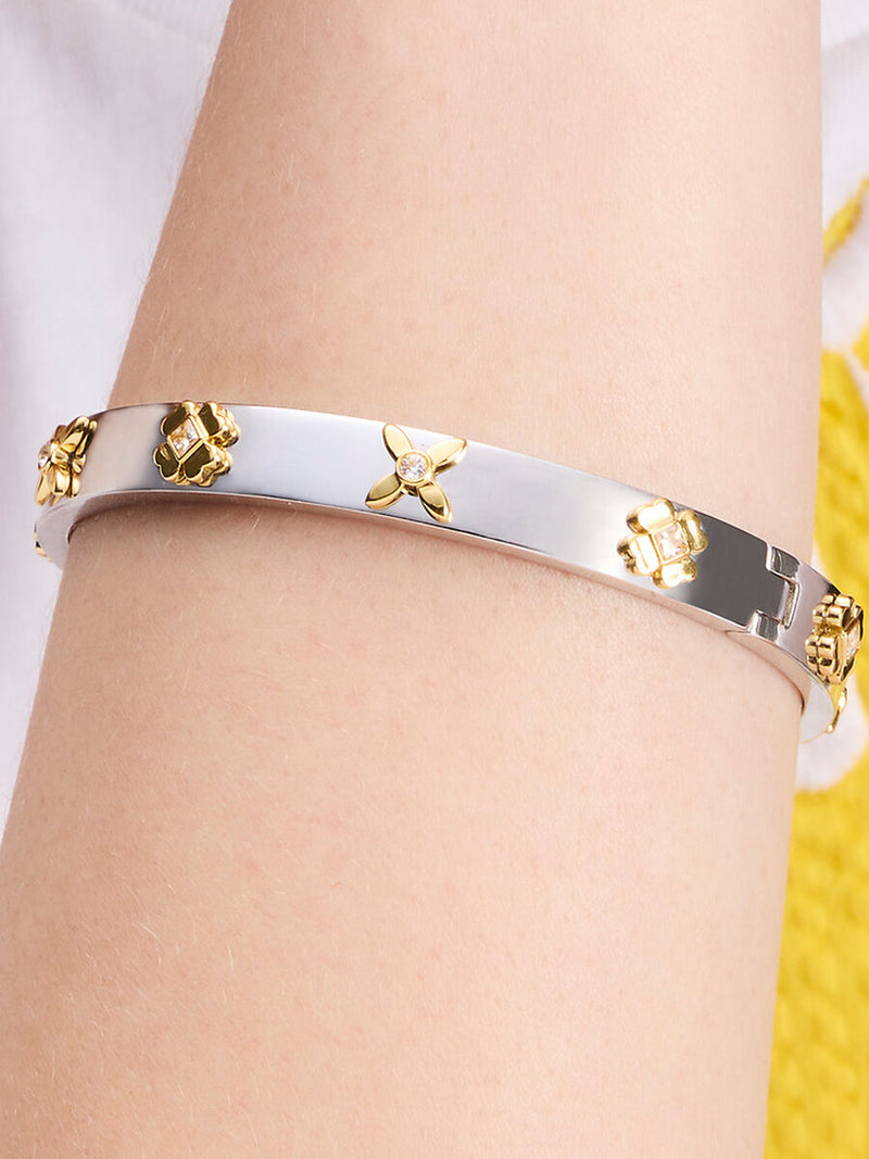 KATE SPADE Heritage Bloom Hinged Bangle