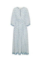 DAUGHTERS OF INDIA Kyra Maxi Dress - Azure SzXL