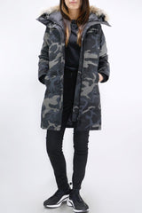 CANADA GOOSE Shelburne Black Label -Black Classic Camo  SzL