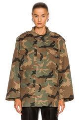 NILI LOTAN Jackie Camo Army Jacket SzM