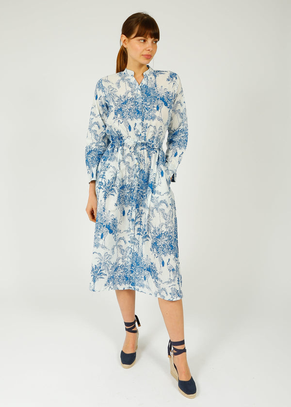 DREAM APPAREL Clara Dress /Blue Sketch SzM