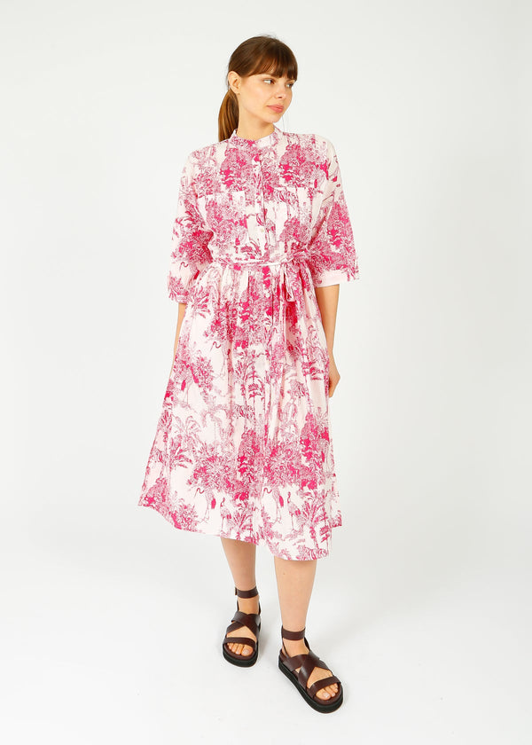 DREAM APPAREL Lawson Dress /Pink Sketch SzL