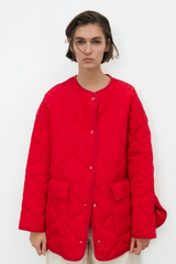 Quilted Liner Jacket - Red