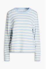 CHINTI & PARKER Wool & Cashmere Stripe Jumper SzL