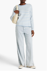 CHINTI & PARKER Wool & Cashmere Stripe Jumper SzL