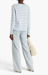 CHINTI & PARKER Wool & Cashmere Stripe Jumper SzL