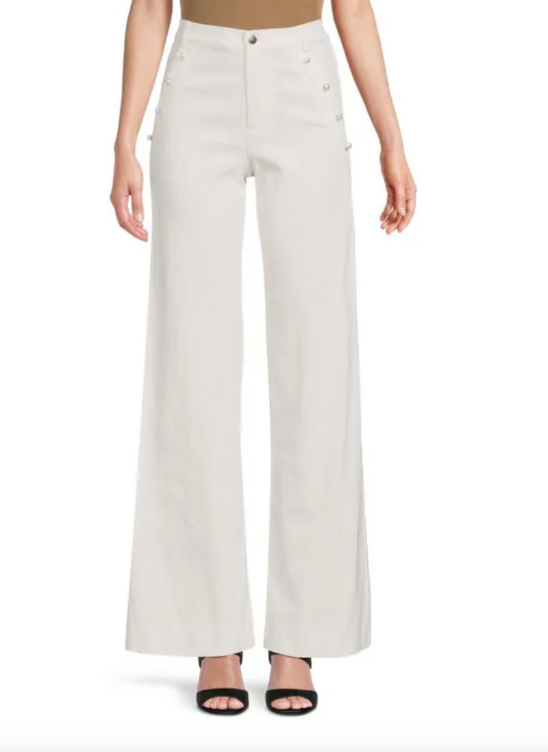 CAMI NYC Luanne Embellished Wide Leg Pants US10 NZ14