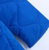 Quilted Liner Jacket- Cobalt