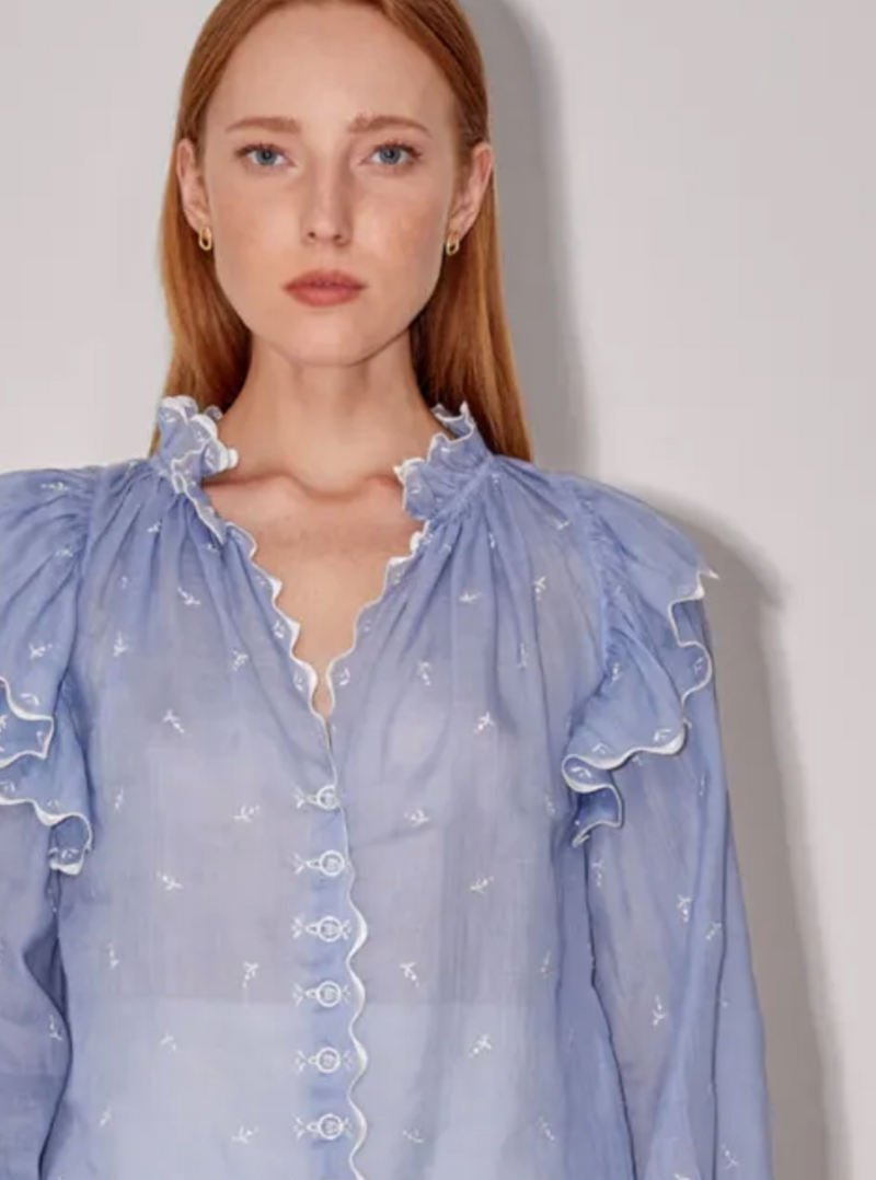 MAGALI PASCAL Ronja Shirt - Blue SzM