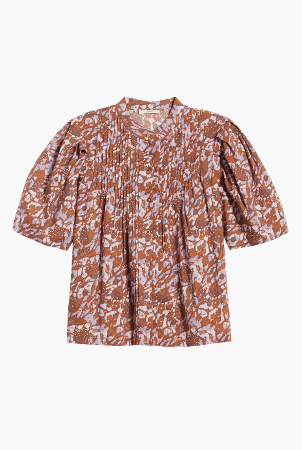 SESSÙN Virginia Sun Blouse - Rust