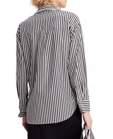 KATE SPADE Acrobat Stripe Embellished Shirt SzS