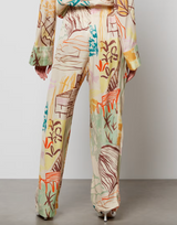 STINE GOYA Fatou Pants - Charleston House Print SzM