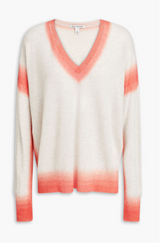 AUTUMN CASHMERE Cashmere V Neck - Beige SzS