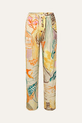 STINE GOYA Fatou Pants - Charleston House Print SzM