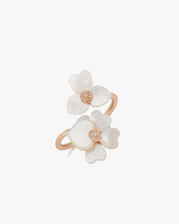 KATE SPADE Precious Pansy Wrap Ring