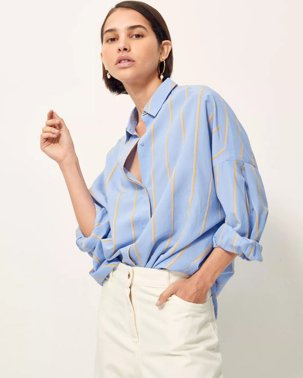 SESSÙN Celona Shirt / Blue - Medium