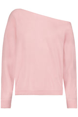 MINNIE ROSE Cashmere Off Shoulder Top - Pink SzM