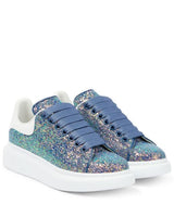 ALEXANDER McQUEEN Glitter Disco Low Top Sneakers  EU37 .5