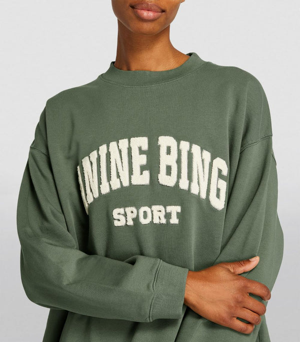 ANINE BING Sport Tyler Crewneck Artichoke - SzS