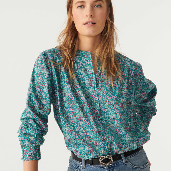 BA&SH Xala Shirt - Green SzL