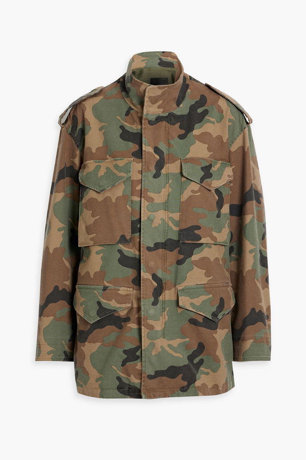 NILI LOTAN Jackie Camo Army Jacket SzM