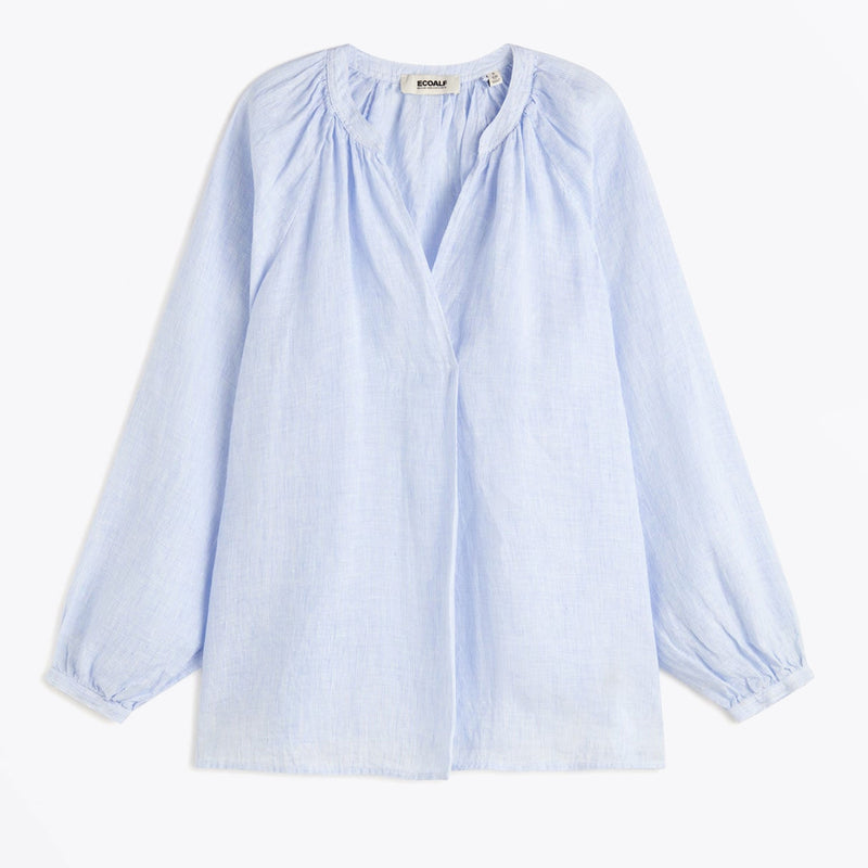 ECOALF Lai Striped Shirt Light Blue