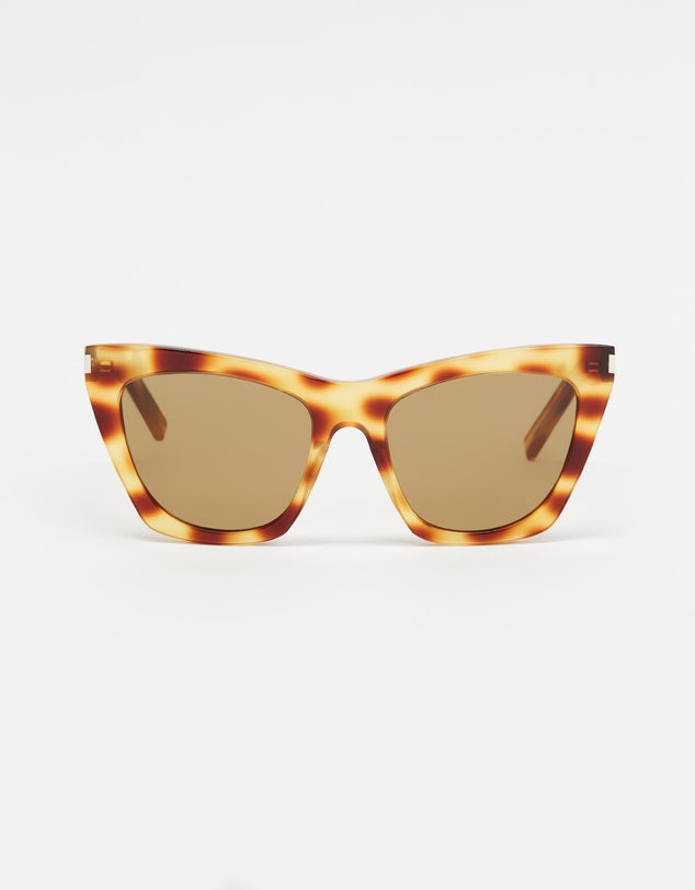 SAINT LAURENT Kate Havana Sunglasses