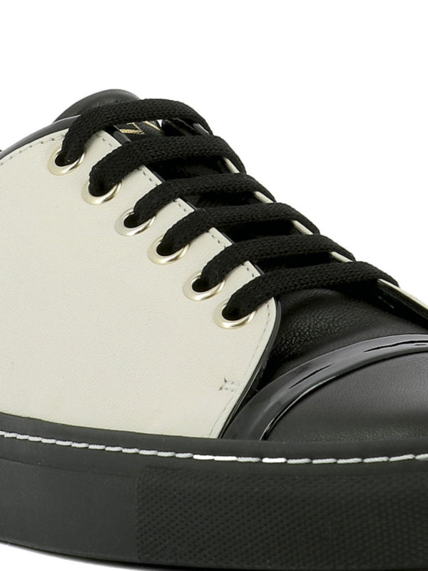 LANVIN Tennis Bicolour Leather Sneakers  EU40