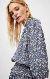 RAILS - Zana Blue Ditsy Floral Dress SzM