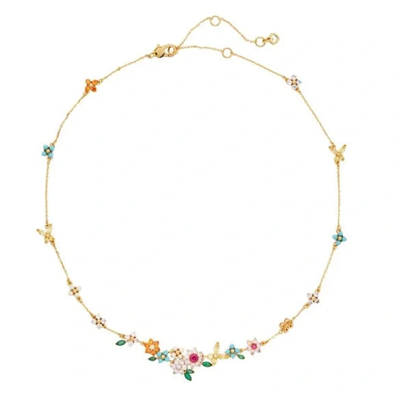 KATE SPADE New Bloom Floral Necklace