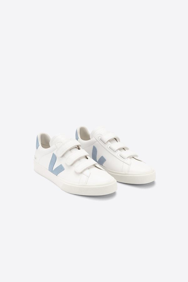 VEJA Recife Logo Extra White/Steel EU41